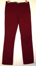Cat  Jack Girl's Red Pants Skinny Stretch Size 10 New