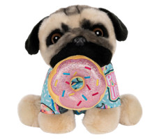 Doug the Pug 9" Plush with Outfit in Donut Doug T39563