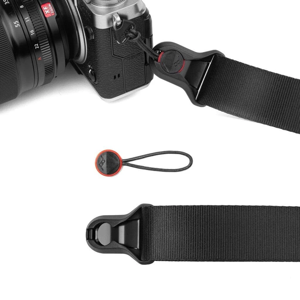 Durable Black Body Strap with Quick Adjuster for Camera Sling and Shoulder Use - Image 3 of 4