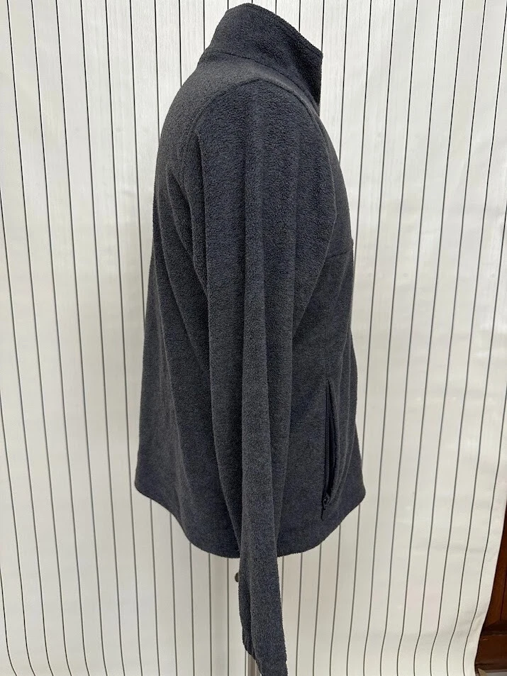 Harriton Men's Gray Fleece Jacket Full Zip Size S - Image 4 of 4