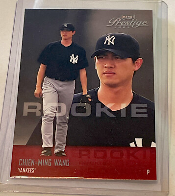 2003 PLAYOFF PRESTIGE ROOKIE RC Card # 204 CHIEN-MING WANG NEW YORK YANKEE NM-MT