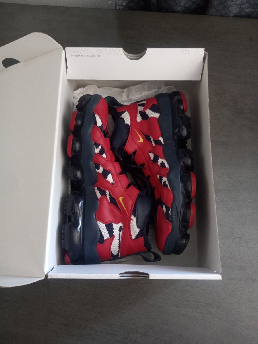 Nike Vapormax Gliese USA Midnight Navy Metallic Gold Men\'s Size 11 EUC Nike Vapormax Gliese USA Midnight Navy Metallic Gold AO2445  main image 4