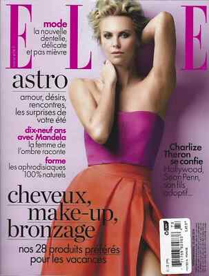 CHARLIZE THERON ELLE MAGAZINE FRANCE 6/20/2014  