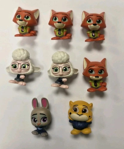 Lot Of 8 Disney Doorables Zootopia Figures