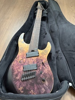 Legator N7FX Amethyst 7-saitige Gitarre Fishman PU gebraucht