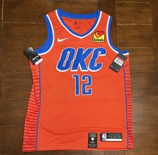 Nike Steven Adams Oklahoma City OKC Thunder LOVES Swingman Jersey Mens L NWT