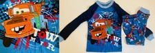 Disney Store Cars Tow Mater Pajama Set Sz 3 Boys Long Sleeve  Pants Cotton NWT