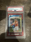 2024 Panini Donruss Rated Rookie Bo Nix #369 Optic Preview Red Wave PSA 9 RC