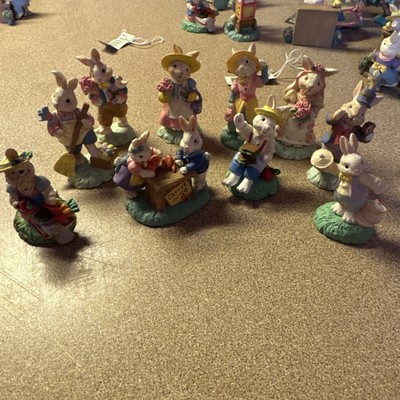 10 Pc Easter Bunny Decoration(#9）