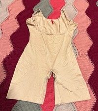 SPANX Thinstincts Open-Bust Mid-Thigh Bodysuit Shapewear Womens XL