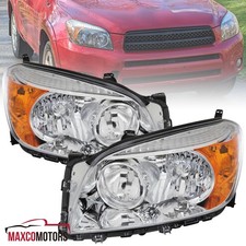 Fits 2006-2008 Toyota Rav4 Clear Headlights Head Lamps Assembly Leftright 06-08 Fits 2006-2008 Toyota Rav4 Clear Headlights Head Lamps Assembly Leftright 06-08
