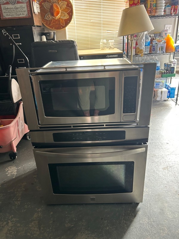 kenmore microwave oven combo stainless steel