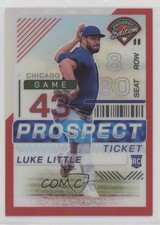 2024 Panini Prospect Edition Red Prizm 97/199 Luke Little #9 8d2