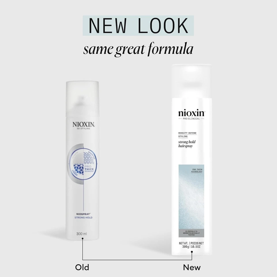 Лак для волос Nioxin Density Defend Styling Strong Hold 10,6 унции - Изображение 3 из 4