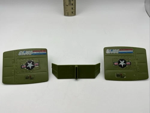 Set of 3 wings for 1984 Sky Hawk Vintage GI Joe Parts