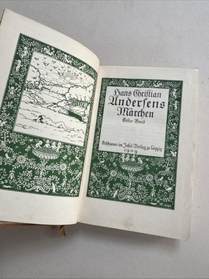 Hans-Christian Andersens Andersen Märchen 1909 Insel 