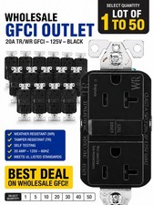 Wholesale GFCI TWR Slim Tamper Weather Resist...