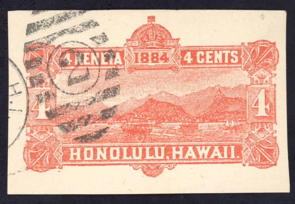 Lote cuadrado corte sobre usado Hawaii Scott U1-U5, U10-U13 E637 sellos bhmstamps Foto 4 de 4