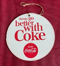 1960s Coca-Cola Two-Sided String Ceiling Dangler