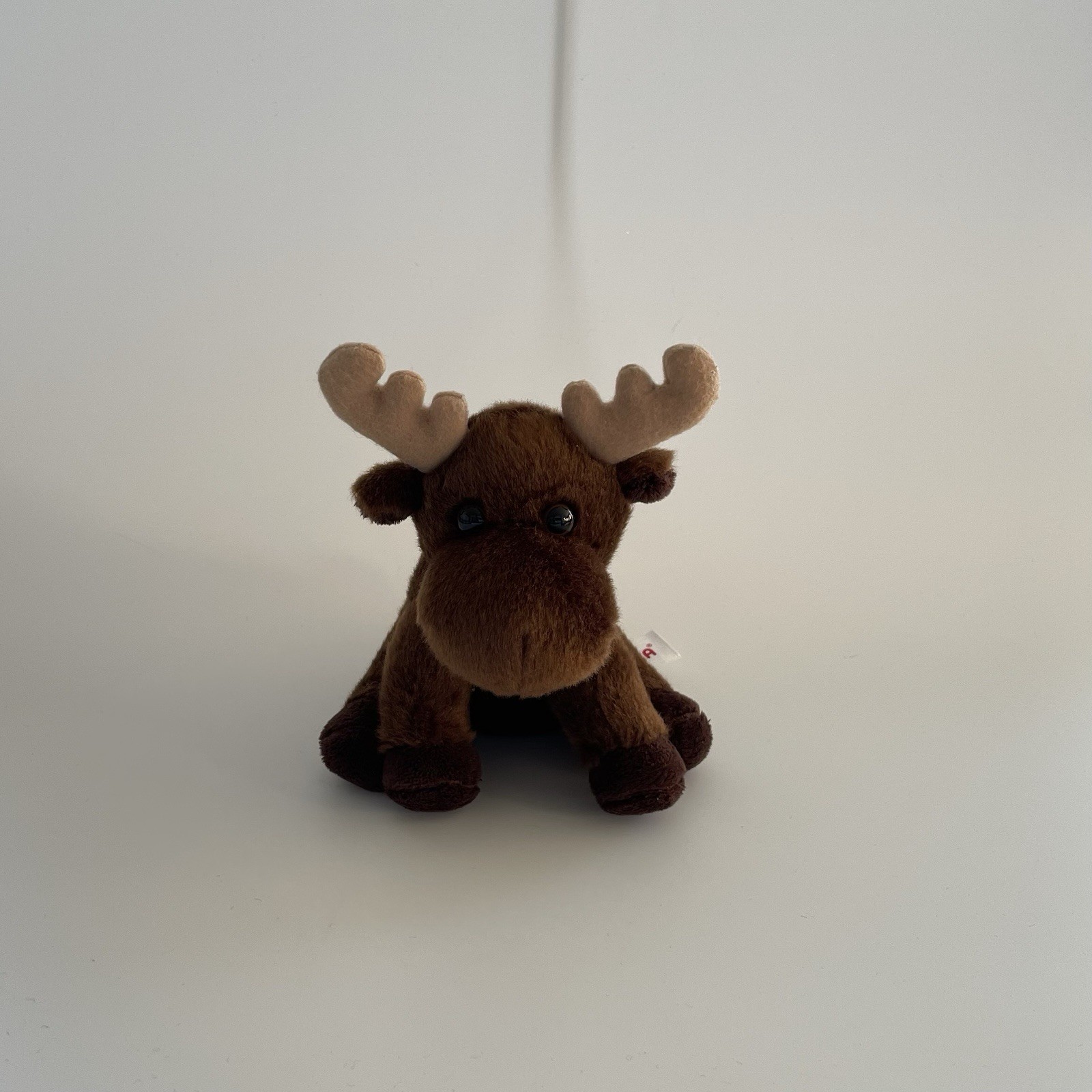 Peluche élan Aurora de 14cm Mini Flopsies, cadeau de naissance idéal