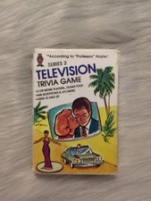 Television Trivia Series 2 Professor Hoyle Pocket Game 1984 complete 54 Cards
