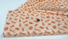 Timeless Treasures quilt-craft fabric KITTIES & CATS orange 2 1/4 yds (dpj-2702)