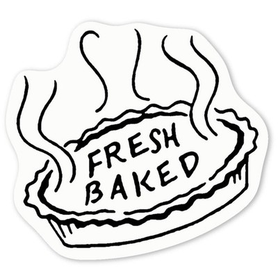 Aufkleber Sticker ''Fresh Baked Pie'' (DW011042)