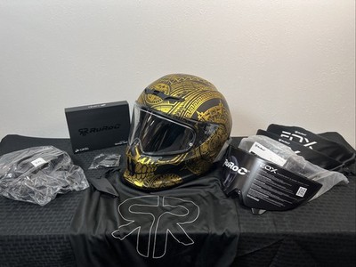 Ruroc EOX Mictlan helmet with Ruroc Shockwave installed And Lots