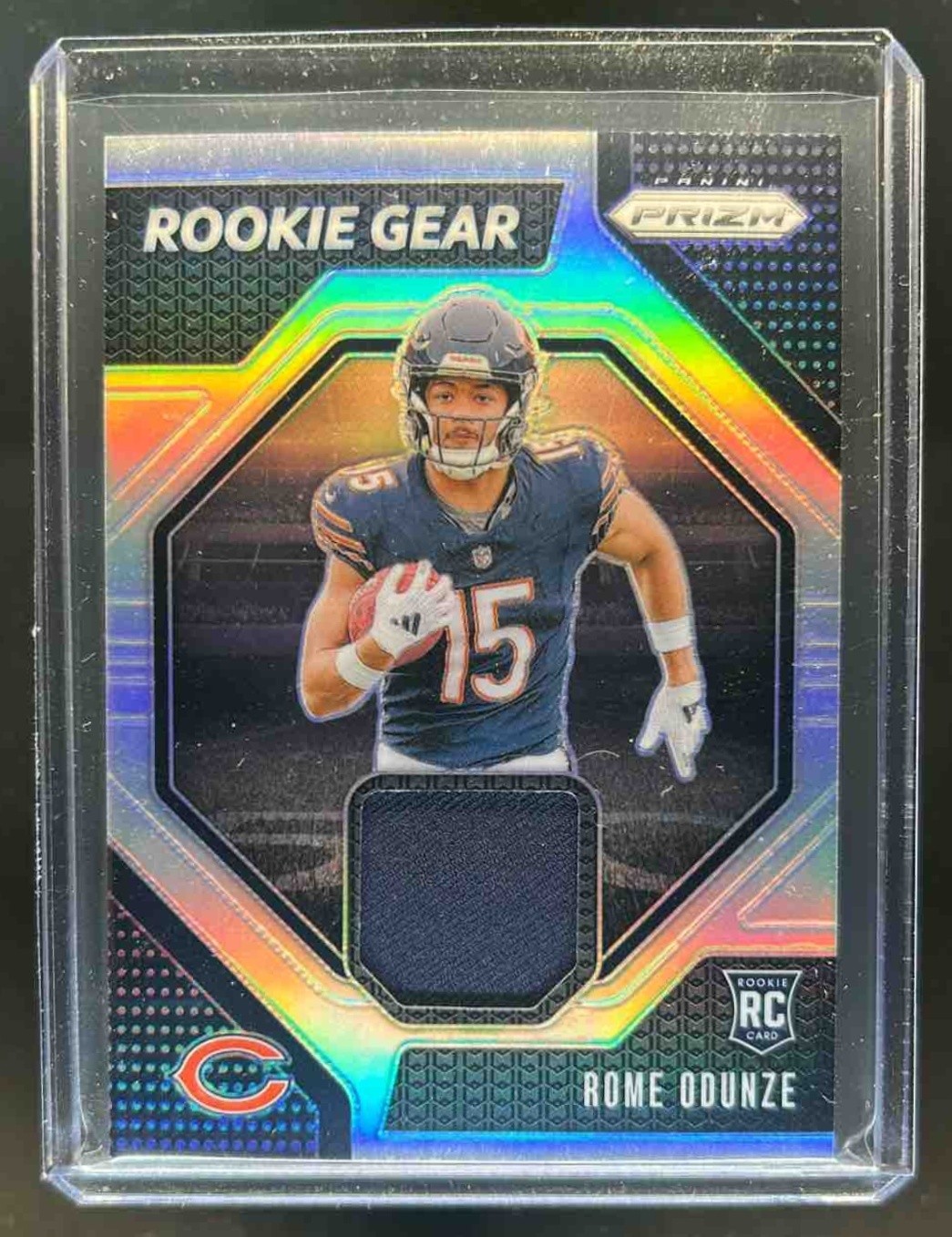 2024 Prizm Rome Odunze Rookie Gear RC Jersey #RG-ROE Bears