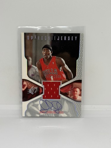 2000-01 SPx Jersey /2500 Jamal Crawford #123 Rookie Patch Auto RC RPA
