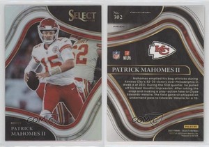 2021 Panini Select Field Level Silver Prizm Patrick Mahomes II #302