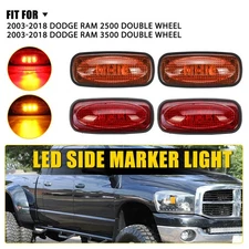 For Dodge 03-18 Ram 2500 Dually 3500 Rear Fender Marker Bed Side LED Lights EXE