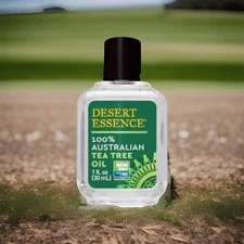 Desert Essence 100% Australian Tea Tree Oil Non GMO Refreshing .5 fl oz (15mL)