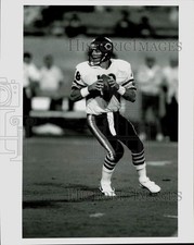 1989 Press Photo Mike Tomczak, Chicago Bears Quarterback - afa06834