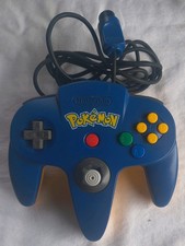Pokemon Nintendo 64  Blue & Yellow  Controlle...