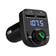 Bluetooth Car Adapter 5.3 - FM Transmitter - Dual USB Charger - Stream Music