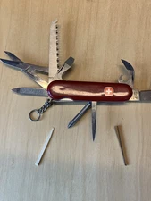 Wenger Delemont Victorinox Standard Swiss Army Knife Red Scissors More USED