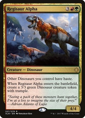 Magic MTG TCG Ixalan 2017 Regisaur Alpha 227/279