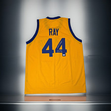 Clifford Ray Golden State Warriors Autographed Basketball Jersey JSA coa