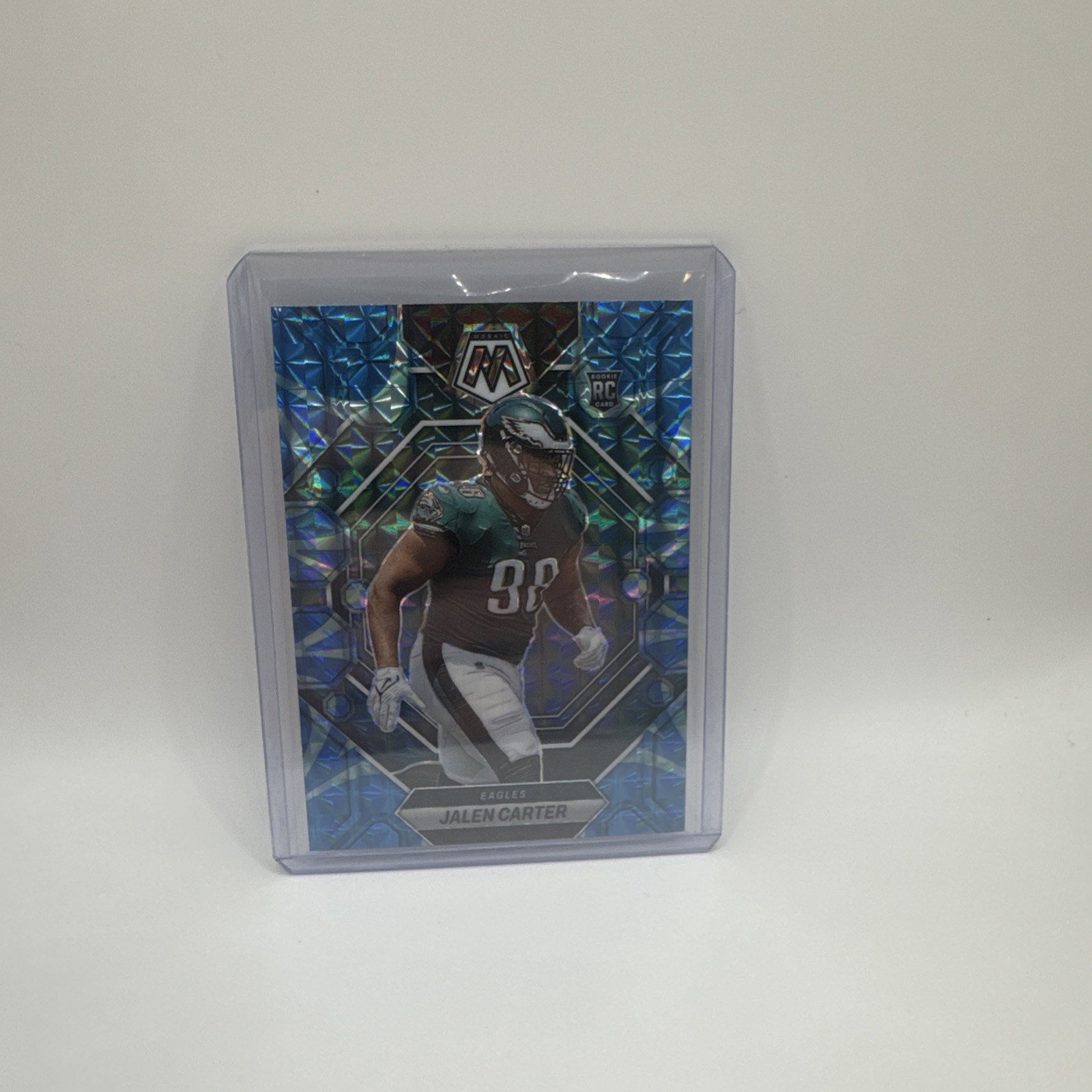 2023 Panini Mosaic - Rookies Jalen Carter #328 Reactive Blue Mosaic Prizm (RC)