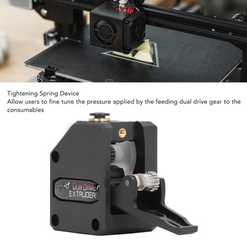 Gear Drive Extruder Kit Compatible Stable Feeding 1.75mm Filament Extruder Kit - Photo 7/12