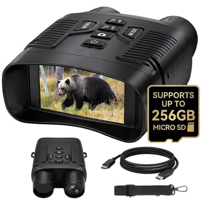 RTEK 4K Nachtsichtbrille für Erwachsene - 36MP Digital Infrarot Fernglas mit - Bild 1 von 4