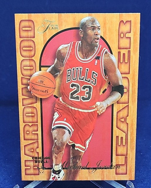 1995-96 Fleer - Flair Hardwood Leader Michael Jordan #4