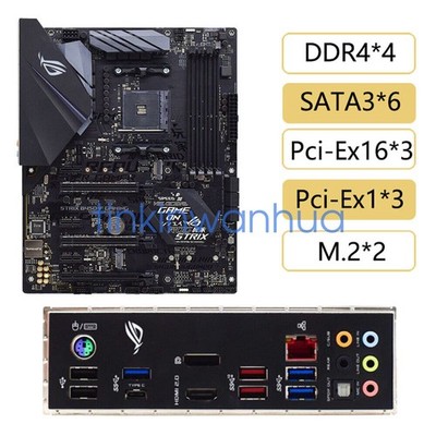 For   ROG STRIX B450-F GAMING Socket AM4 DDR4 SATA3 PCI-E 3.0 Motherboard #W1