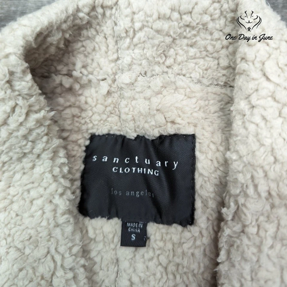 Chaleco forrado de lana Sanctuary talla S Foto 2 de 4