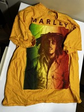 Zion Bob Marley T-Shirt Mens XL White Graphic Reggae Rasta Rock