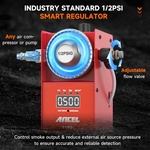 ANCEL L100 Automotive Smoke Machine Leak Detector EVAP Vacuum Smoke Leak Tester - Picture 7 of 8