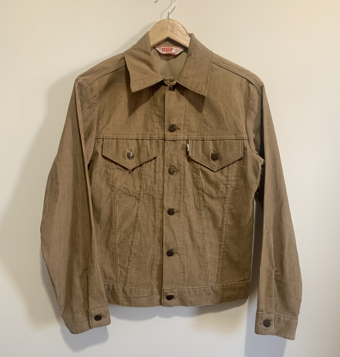 Vintage 70's Levi's Corduroy Jacket 7505 Type 3 Trucker 36 Vintage 70's Levi's Corduroy Jacket 7505 Type 3 Trucker 36
