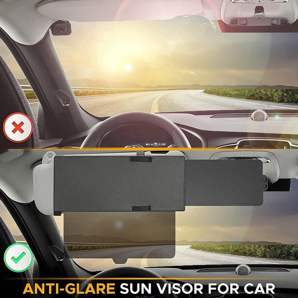 Removable Car Window Blocker Retractable Car Sun Visor Windshield Window Sunshade Shield Cover ...