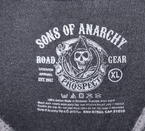 Sons of Anarchy SOA Fear the Reaper T-Shirt Black Size XL - Picture 2 of 3